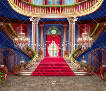 Belle's Royal Staircase -Wood Floor - With Sweep Option