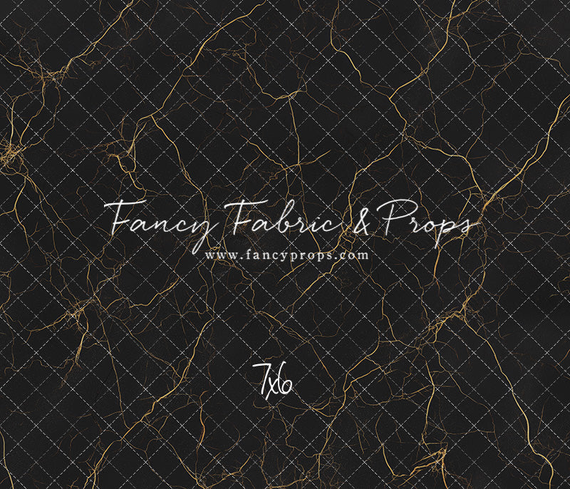 Black & Gold Marble - Floor