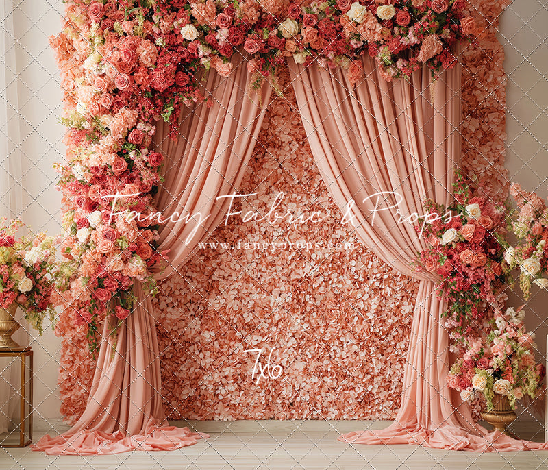 Blooming Flower Wall - With Sweep Option