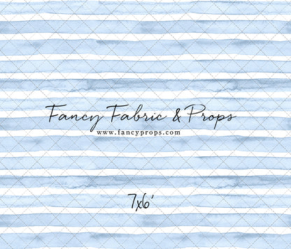 Blue Watercolor Stripes