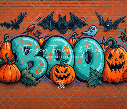 Boo Crew Graffiti Wall - With Sweep Option