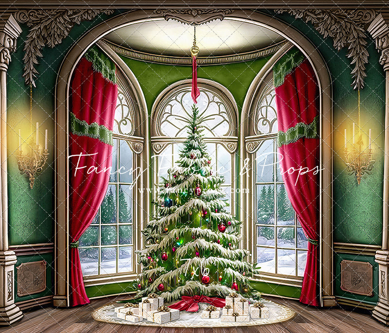 Cathedral Christmas - Wood Floor Option - with Sweep Option