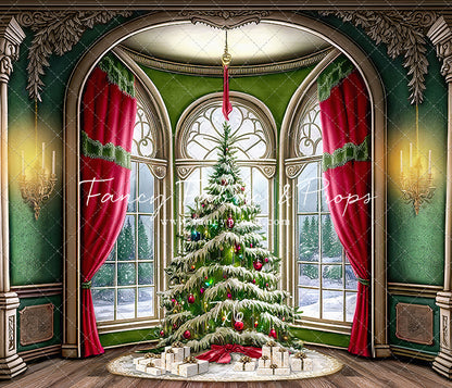 Cathedral Christmas - Wood Floor Option - with Sweep Option