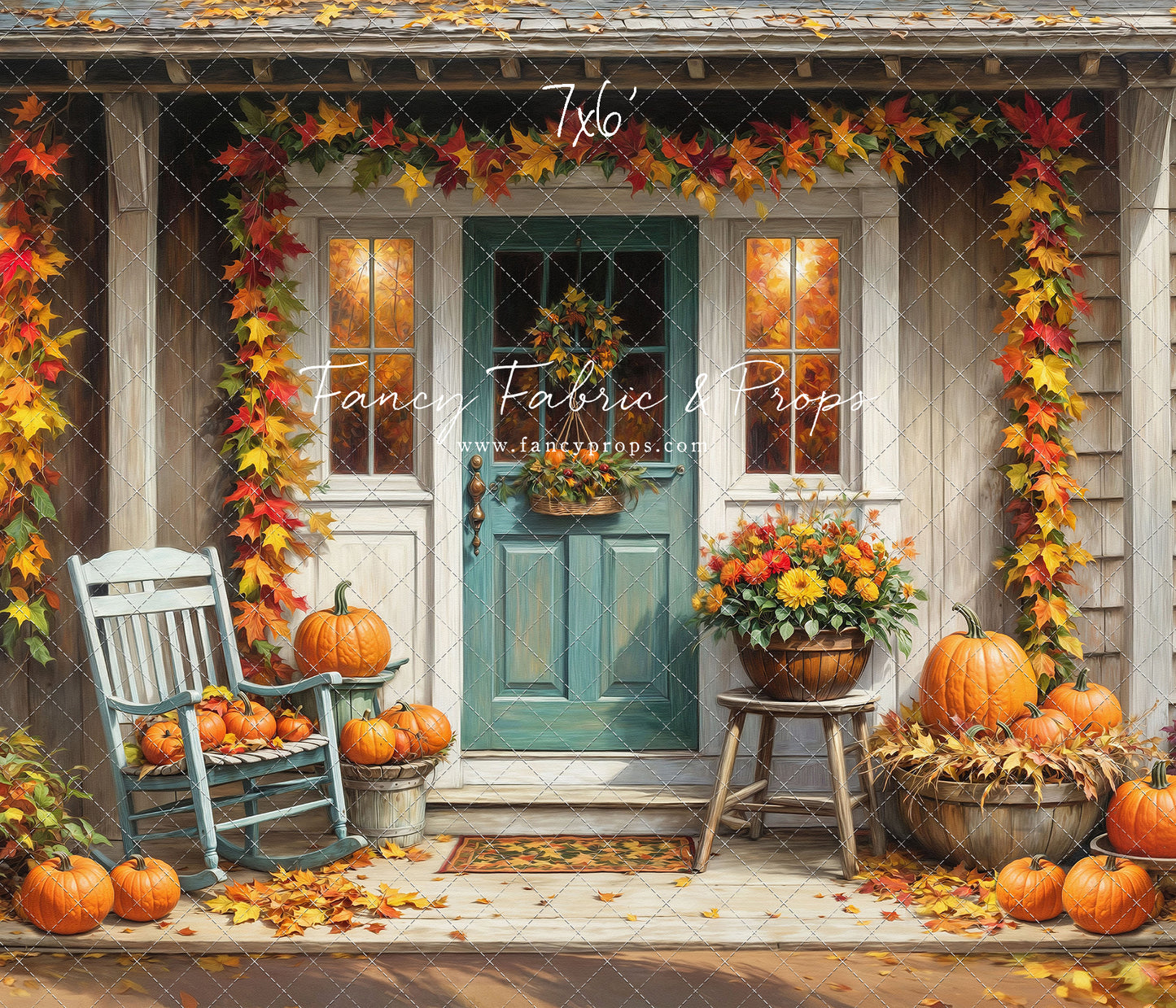Charming Autumn Porch - With Sweep Option
