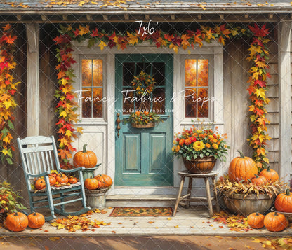 Charming Autumn Porch - With Sweep Option