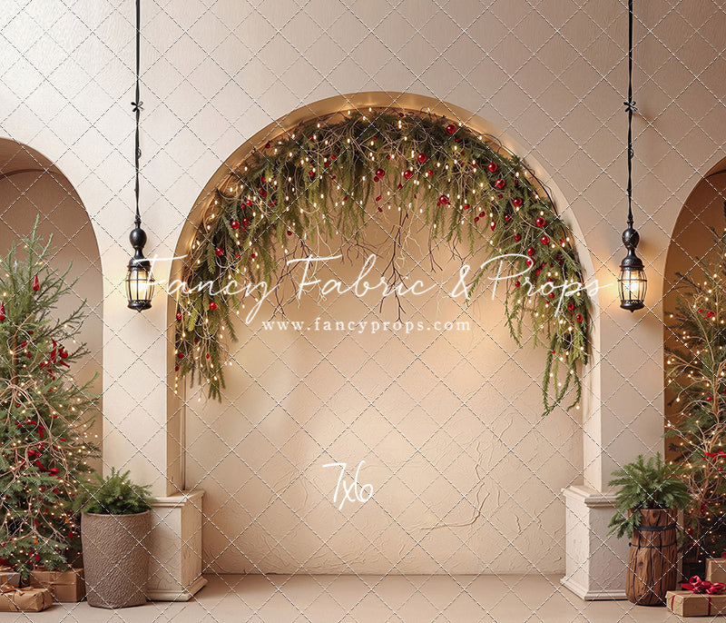 Christmas Courtyard Arch - With Sweep Option