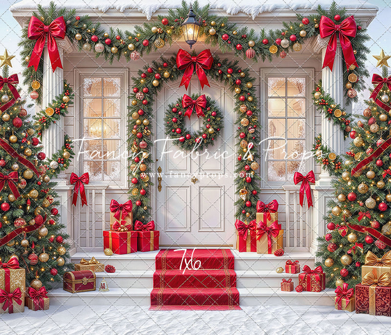 Christmas Front Porch Classic - With Sweep Option