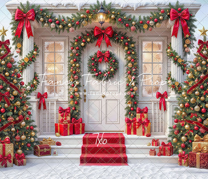 Christmas Front Porch Classic - With Sweep Option