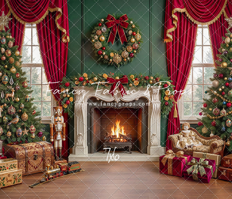 A Christmas Keepsake Parlor - with Sweep Option