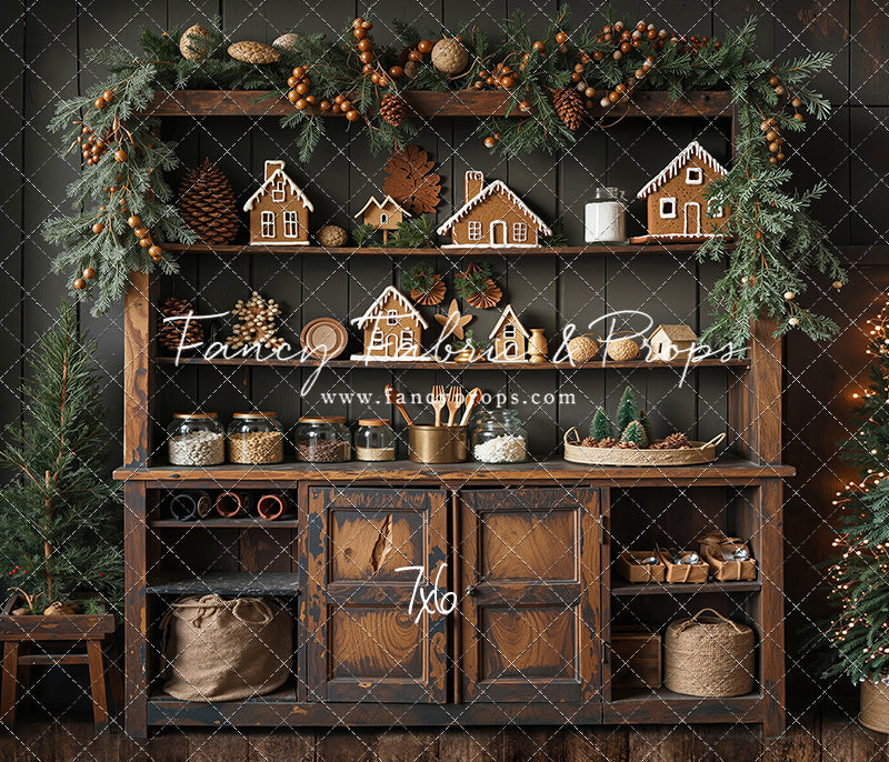 Christmas Kitchen Charm - With Sweep Option
