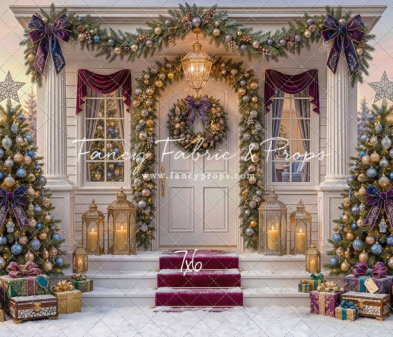 Christmas Plum Home - With Sweep Option