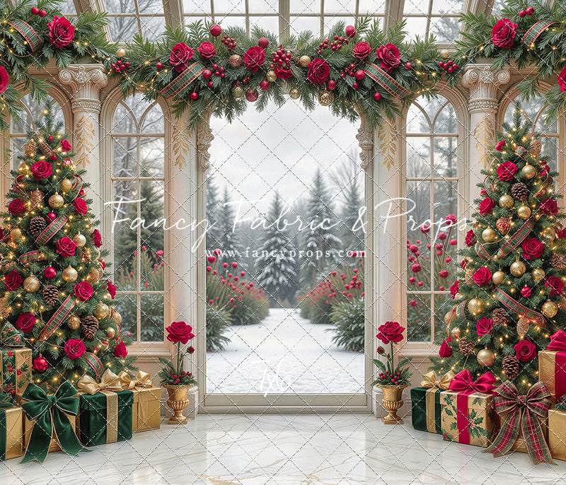 Christmas Rose Gala - with Sweep Option
