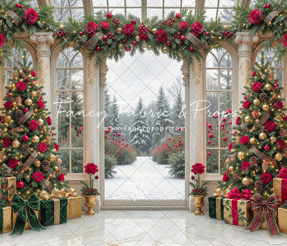 Christmas Rose Gala - with Sweep Option