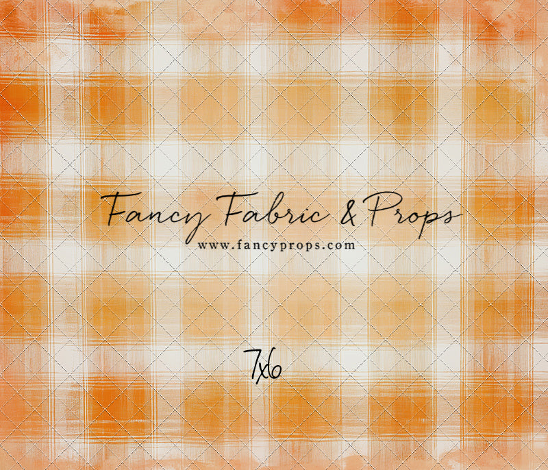Citrus Tartan- With Sweep Option