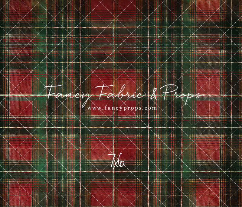 Classic Christmas Plaid - With Sweep Option