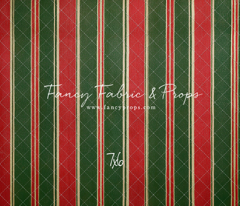 Classic Christmas Stripe - With Sweep Option