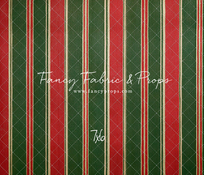 Classic Christmas Stripe - With Sweep Option