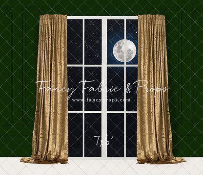 Classy Gold & Greens Window