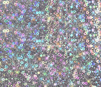 Cosmic Celebration - With Solid Beige Gray Floor Sweep Option