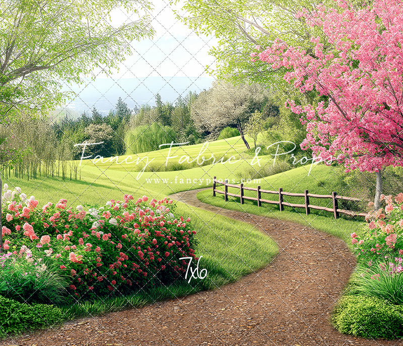 Country Road In Bloom - With Sweep Option