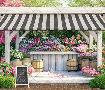 Country Spring Flower Shoppe - With Sweep Option