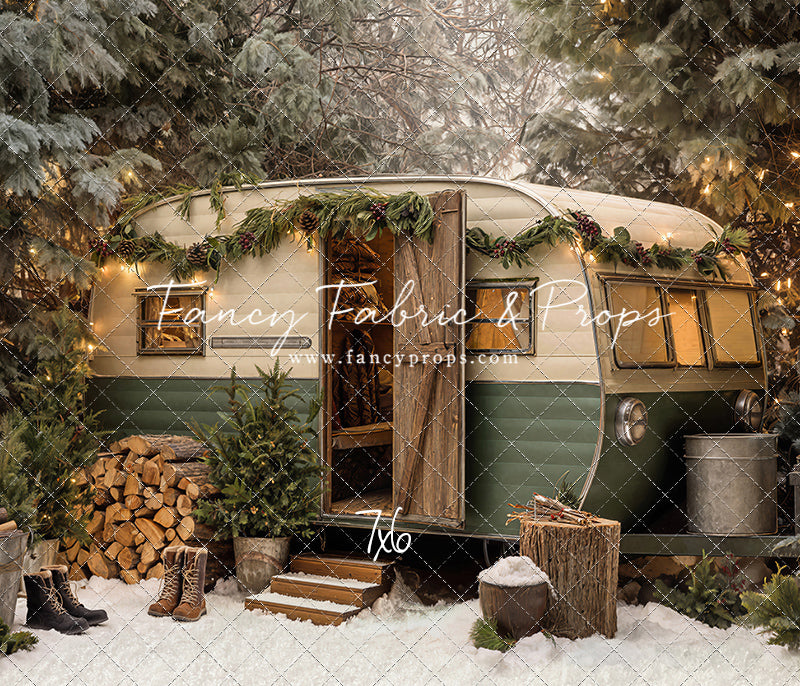 Cozy Camper Christmas - with Sweep Option