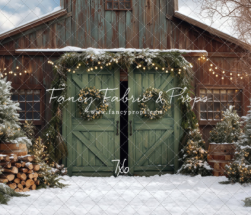 Cozy Christmas Barn - with Sweep Option