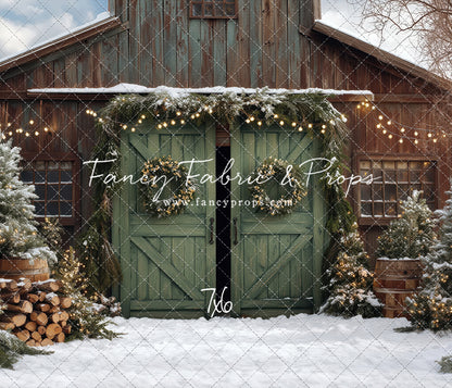 Cozy Christmas Barn - with Sweep Option