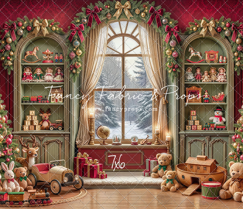 Darling Damask Christmas - with Sweep Option