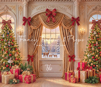 Deer Christmas - with Sweep Option