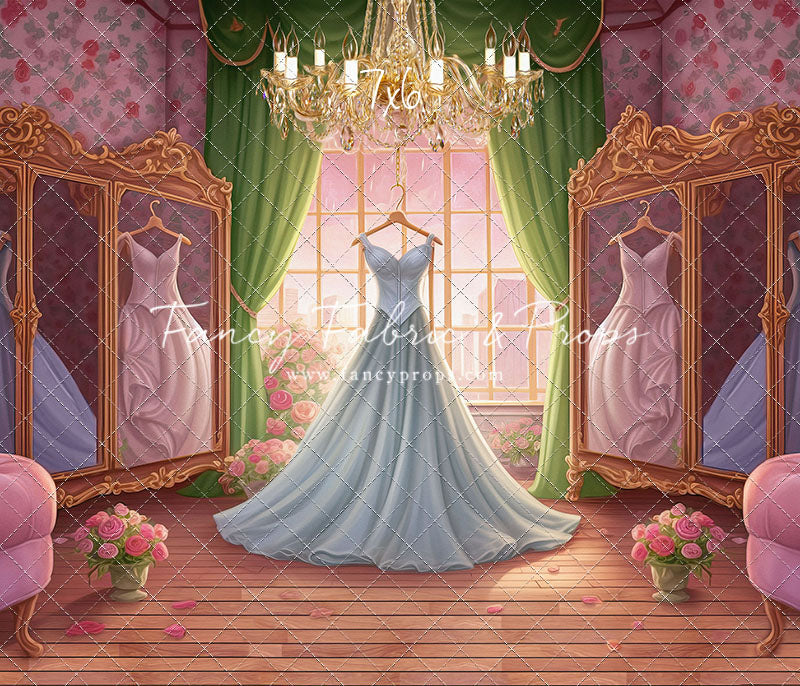 Dress Like A Princess - Ice Blue Dress - With Sweep Option