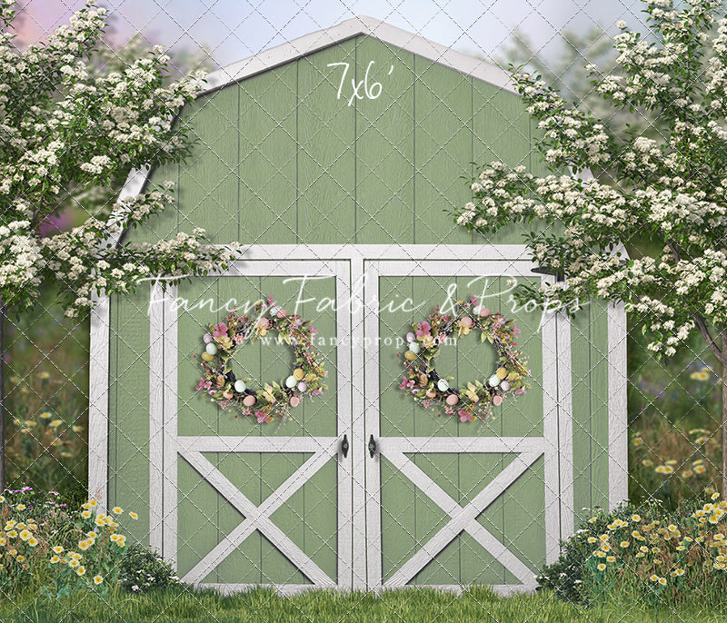 Easter Blossoms Barn - With Sweep Option