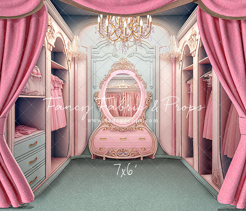 Elegant Armoire - Sage Floor Option - With Sweep Option