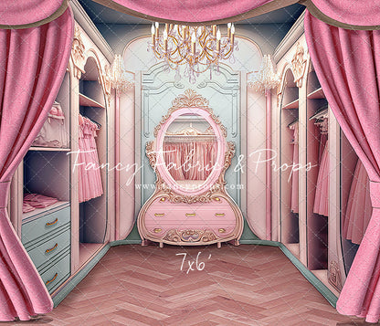 Elegant Armoire - Wood Floor Option - With Sweep Option