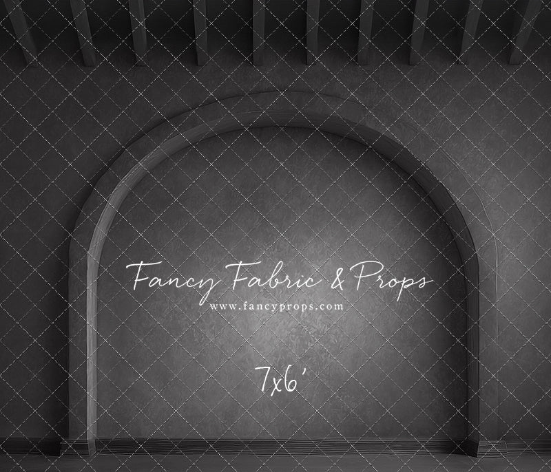 Elegant Charcoal Alcove - Solid Floor - With Sweep Option