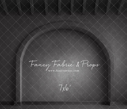 Elegant Charcoal Alcove - Solid Floor - With Sweep Option