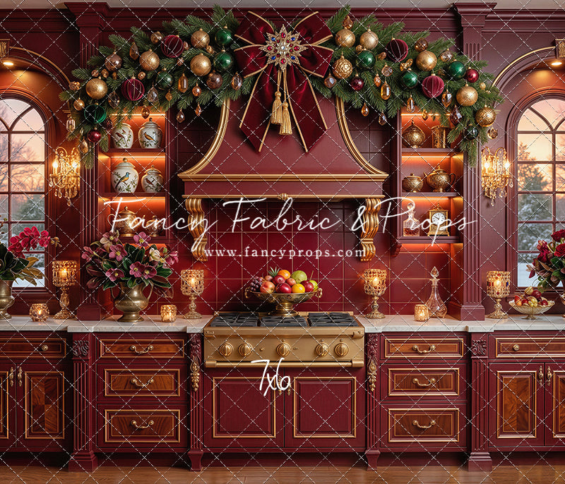 Elegant Scarlet Kitchen - With Sweep Option