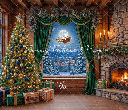 Emerald Mountain Sleigh View - with Sweep Option