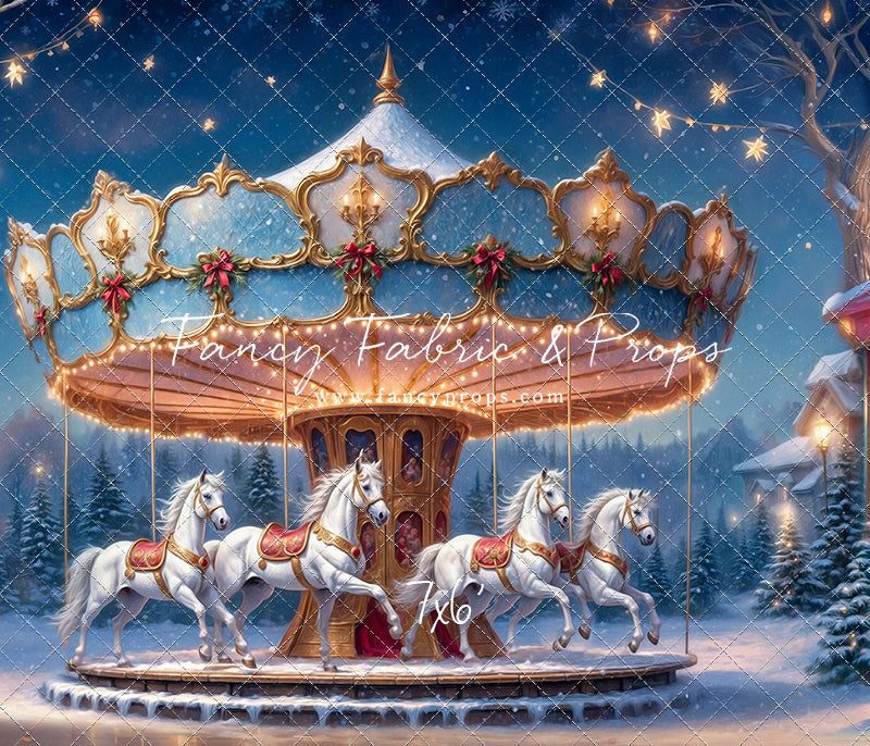Enchanted Holiday Carousel - With Sweep Option