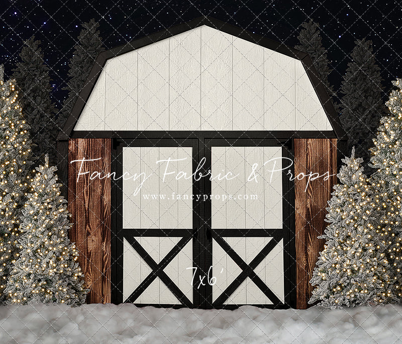 Modern Christmas Barn - No Light