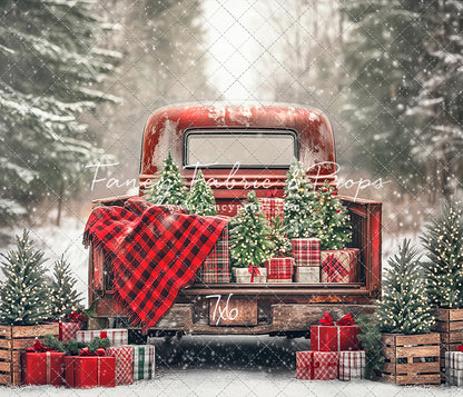 Festive Pickup Truck - with Sweep Option