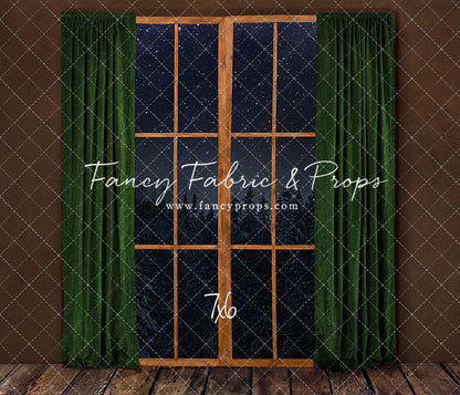 Fireside Evergreen Window