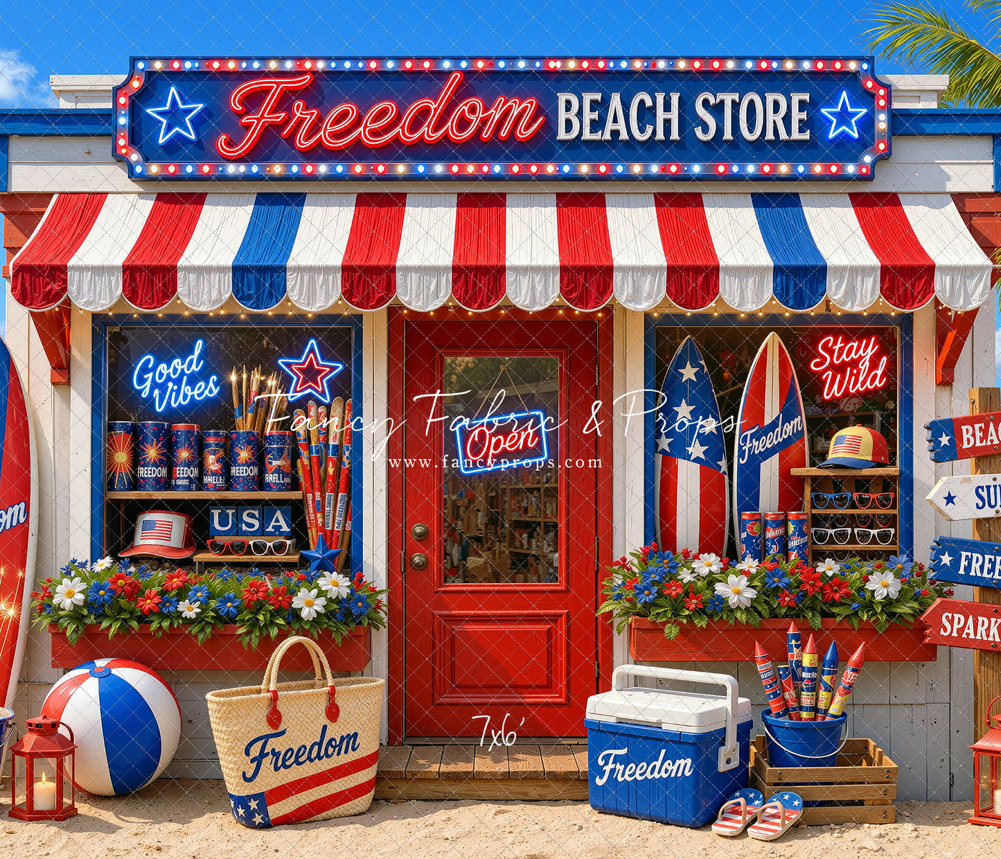 Freedom Beach Shoppe - With Sweep Option