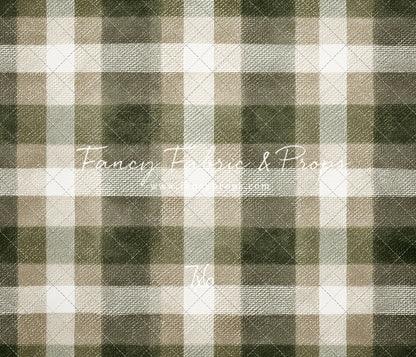 Frosted Pine Plaid - With Sweep Option