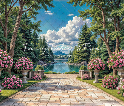 Garden By The Blue Lake - With Sweep Option