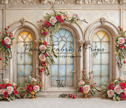 Gilded Holiday Windows - with Sweep Option