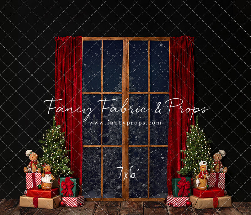 Gingerbread Mantle Window