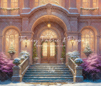 Glistening Snowy Entry - With Sweep Option