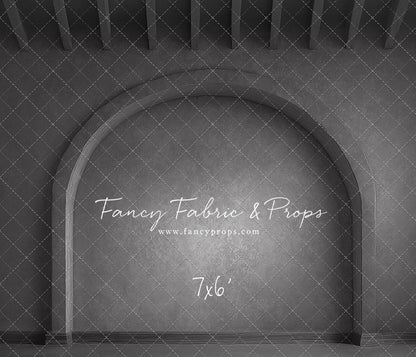 Gothic Gray Archway - Solid Floor - With Sweep Option