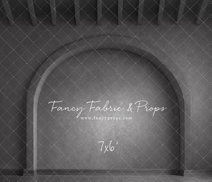 Gothic Gray Archway - Wood Floor - With Sweep Option